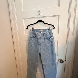 Abercrombie & Fitch Light Wash Straight Leg Jeans